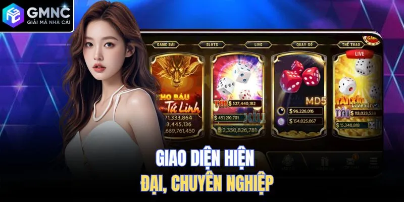 Giao diện hiện đại, chuyên nghiệp