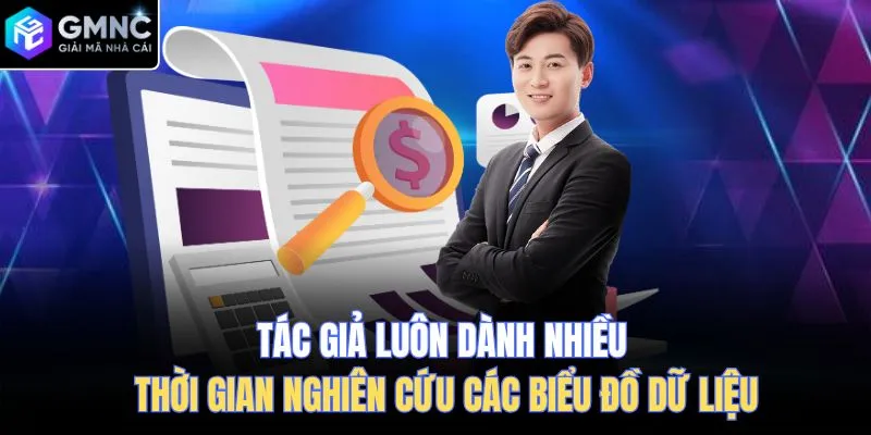 Tác giả luôn dành nhiều thời gian nghiên cứu các biểu đồ dữ liệu